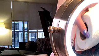 Big boobs milf masturbates with her dildo