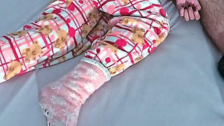 Stepsister Sucked His Cock Until She Got All the Cum Out of It.