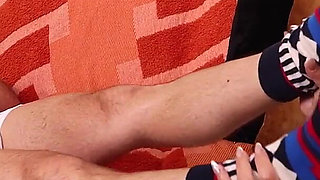 Ken Feels Gets His Shaved Ass Rimmed by Nicole Doshi!