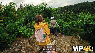 VIP4K. Got her a nice offer and fucked her in the forest