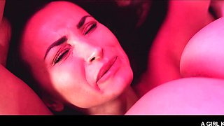 Selvaggia Teases with Delayed Passion in Lesbian Play