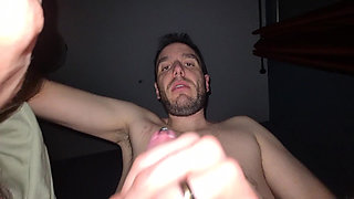 Sitting Assisted Self Suck+Wake n fill mouth