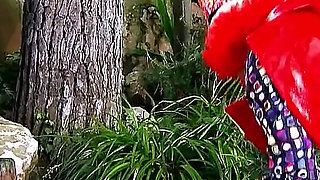 Sexy skinny teen suhaila happily fucked by clown with fat cock