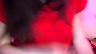 Hot brunette from squirt masturbating on webcam