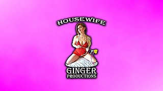 Housewife Ginger Soaks Cute Panties in Slick Drizzle
