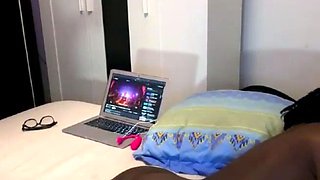 Hot ebony teen suck white cock and gets pounded hard live