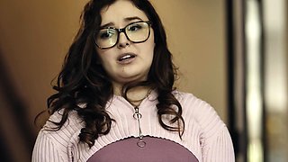 Step Daddy Freezes Stepdaughter And Fucks Her To Multiple