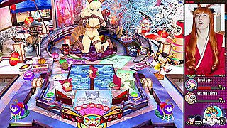 Omankovivi Bops Anime Tiddies Senran Kagura Peach Ball Cosplay With Gamer Girl