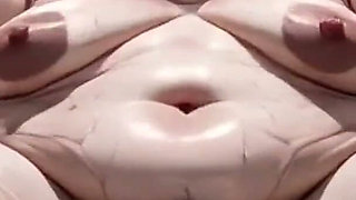 Fat BBW Hairy Bush Masturbation - Wet Hairy Pussy Rubbing & Creamy Orgasm