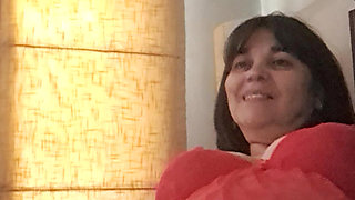 Stepmother in Sexy Red Video Camera