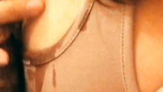 My Stepmother in Law Gave Me Amazing Oily Titfuck by Keeping My Dick Between Her Big Boobs
