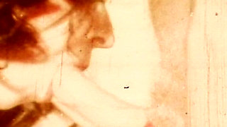 Sepia Vintage Anal Loop with Close-up Retro Backdoor Worship