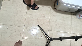 Arab Cuckold Husband Big Dick Friend Fuck My Wife in Shower