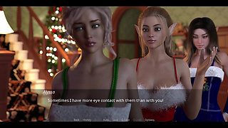 The Lust City - 18 Year Old Busty Cristmas Elf Shows Her Beautiful Body for Santa After She Disappointed Him