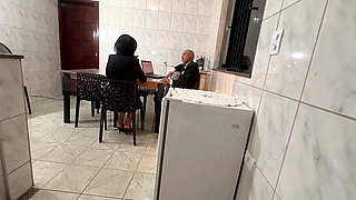 Secretary is surprised with slaps on the butt and anal penetration with creampie.