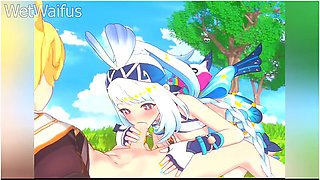 Genshin Impact Wet Beach Sex Compilation