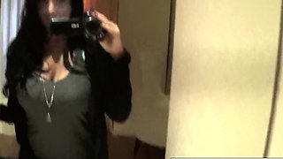 Home movie sex in a hotel with sexy Romi Rain
