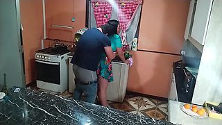 Hot BBW Stepmom Kelly Fucks in Kitchen - Horny Wife Loves Sex Everywhere
