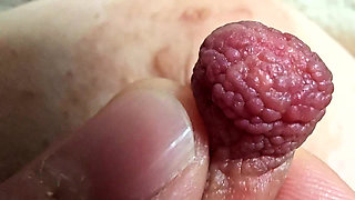 This Time After Clitplay - Nipples Play Pulling and More of Coarse Close up View