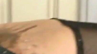 Humiliating kneeling threesome