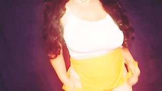 Hottest brunette solo webcam masturbation 2
