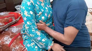 Uncle was working in the field and nephew had sex with his aunt at home under the pretext of tea