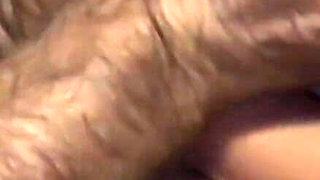 Hard wood! Grimey dirty blowjob & pussy creampie in the shed. MILF big tits!