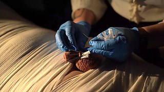 medical play fun, mummification, needle cbt and electro