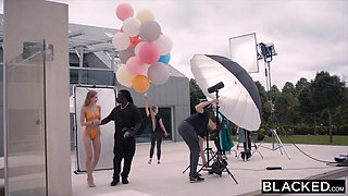 Gorgeous Tiffany Tatum Gives Freddy Gongs Big Cock Poolside