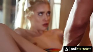Naughty Chloe Cherry Teases Her Stepdad In The Kitchen Until He Hard Fucks Her