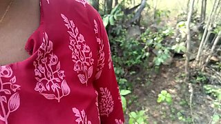 Indian Aunty Outdoor Blowjob with Palani69 and Laxi Ammu - Homemade 4K Fuck