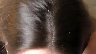 Teen with Big Tits Blowjob and Handjob