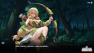 Isekai: Waifu Overlord Gameplay Part 11 - Elira Noctilum H-scene: a Sexual Therapy Visit