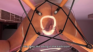 Golden Shower Glasss Chair