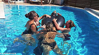 Pool Party with Our Rubber Toy