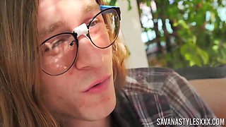 Kinky MILF Uses Skinny Guy For Pleasure