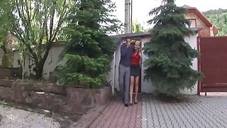 Blonda sweetheart bianca adorable has threesome with neighbour