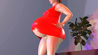 Maternity Clothing - Growing a Giant Pregnant Belly