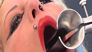 This Is German Nurse Who Is Playing with Her Paties Pussy