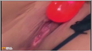 Dirty Slut Masturbate With Toys Before Getting Her Tight Holes Screwed By A Man With Long Hair