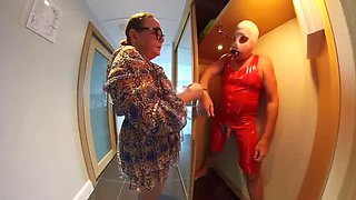 Mistress April Dominates Slave in Berlin Hotel BDSM Punishment HD