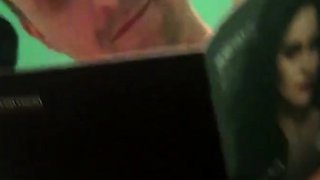 Dirty Blonde Mommy Big Boobs Smokes Masturbate