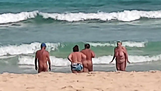 Naked in the Sea with the Girls!