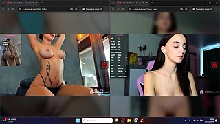 Close up teen foot worship