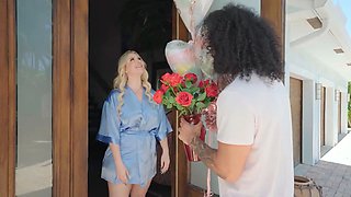 Jimmy gets an eyeful of Lilly Hall's amazing nude figure before he wedges his hard pecker inwards her pussy - reality kings