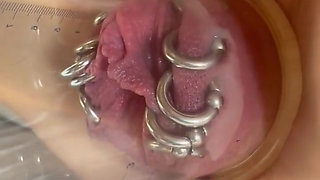 Pierced Pump Pussy! Daily Rountine Scene 1