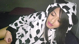 Little Trans CowGirl Loves Milk