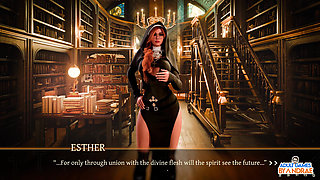 Sisters in Sin Gameplay Part 12 - Lust Performs the Sexual Ritual with Esther in the Library