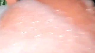 Elastic tub and jizz in the brown-haired's cooch