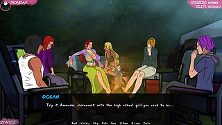 Lust Town - Gameplay - Roleplay - Beach Party Bukkake Facial